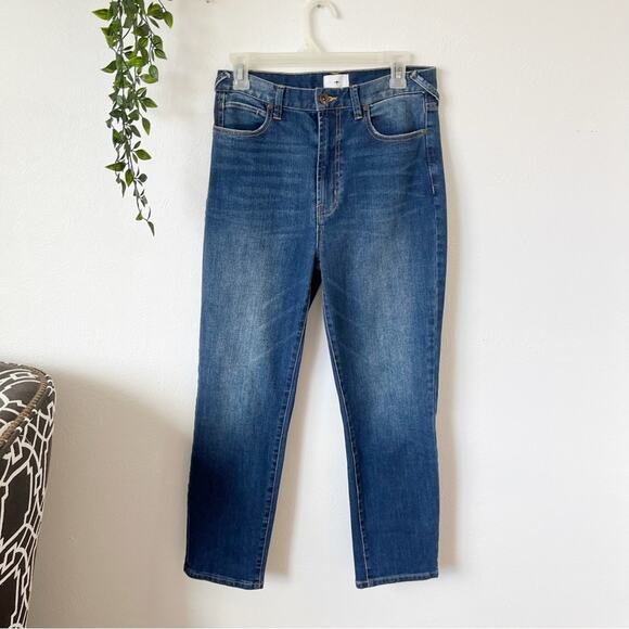 Serra by Joie Rucker High Rise Flare Crop Kick Jeans Sz 28 - Picture 2 of 6